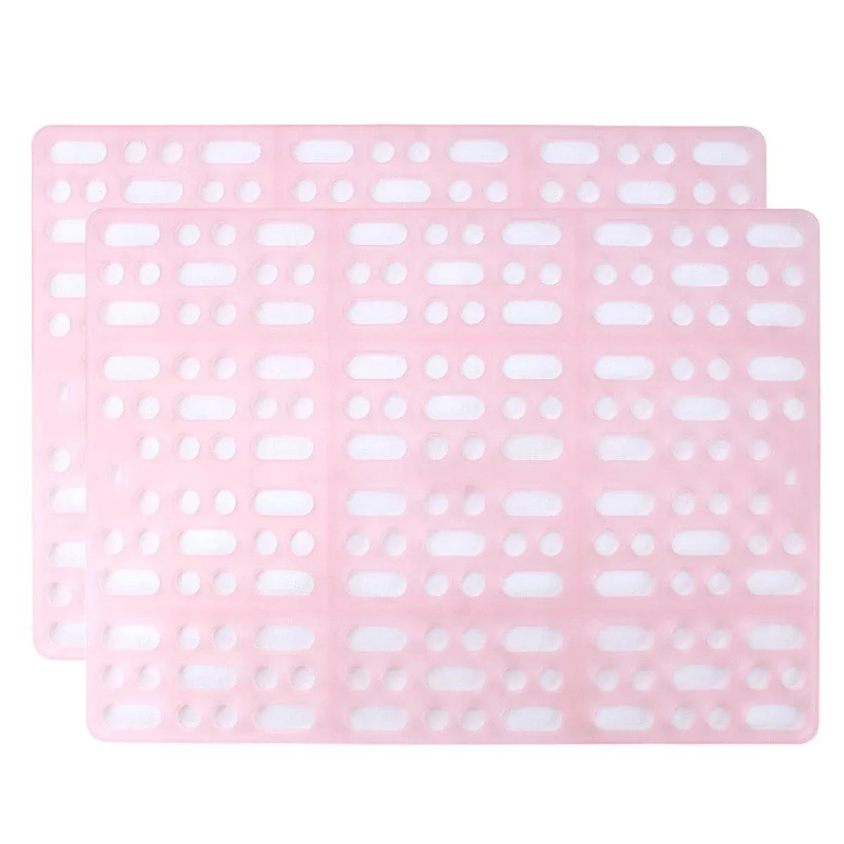 2pcs Rabbit Foot Mat Large Plastic Cage Mat for Guinea Pig Pet Cage Accessories - Pink V528-FOOT-PAD-PINK-2PCS-223120
