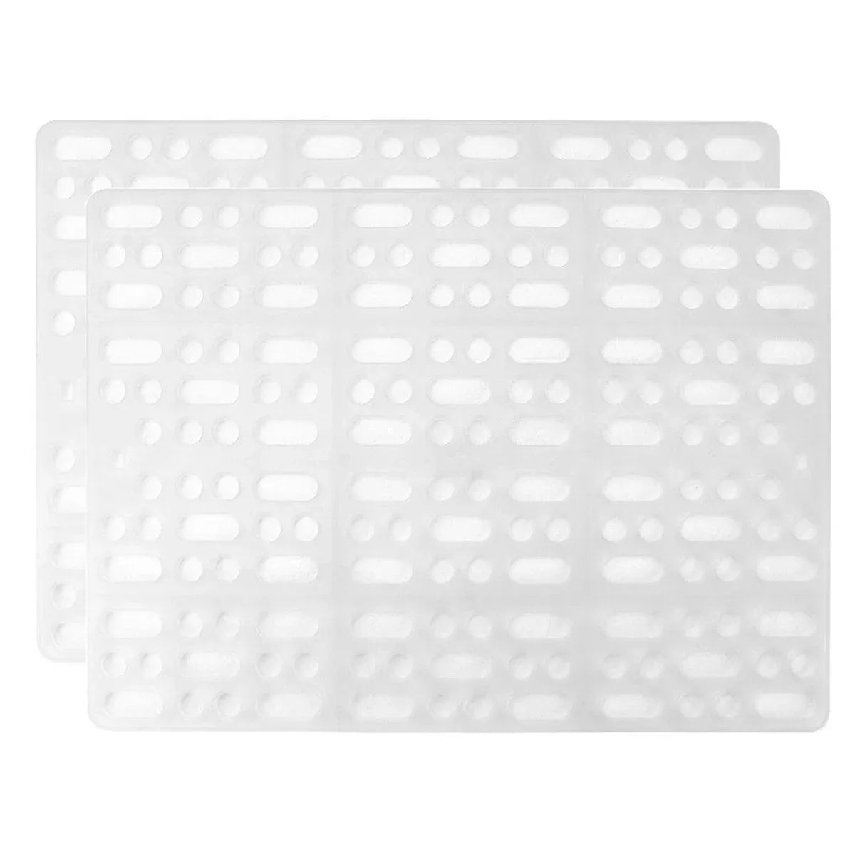 2pcs Rabbit Foot Mat Large Plastic Cage Mat for Guinea Pig Pet Cage Accessories - White V528-FOOT-PAD-WHITE-2PCS-904400
