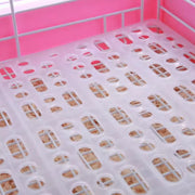 2pcs Rabbit Foot Mat Large Plastic Cage Mat for Guinea Pig Pet Cage Accessories - White V528-FOOT-PAD-WHITE-2PCS-904400