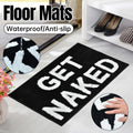 Non Slip Absorbent Bathroom Floor Mat Soft Washable Door Rug Home Decor V528-FOOT-PADS-BLACK-725092