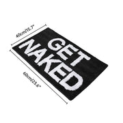 Non Slip Absorbent Bathroom Floor Mat Soft Washable Door Rug Home Decor V528-FOOT-PADS-BLACK-725092