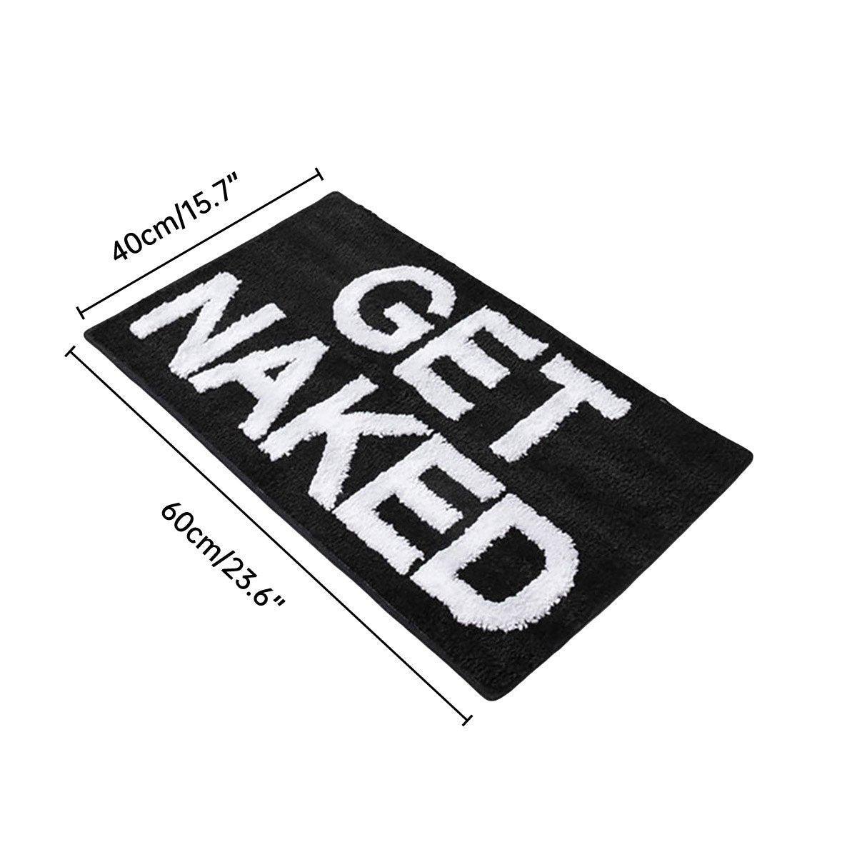 Non Slip Absorbent Bathroom Floor Mat Soft Washable Door Rug Home Decor V528-FOOT-PADS-BLACK-725092