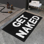 Non Slip Absorbent Bathroom Floor Mat Soft Washable Door Rug Home Decor V528-FOOT-PADS-BLACK-725092