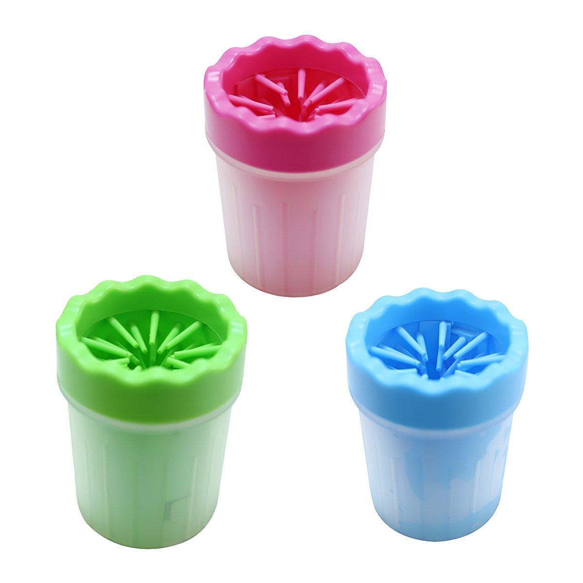 Dog Paw Cleaner Pet cat Foot Washer Cup Feet Clean Brush Cleaning Paws Wash Tool - Green V528-FOOT-SOAKING-CUP-GREEN-591639