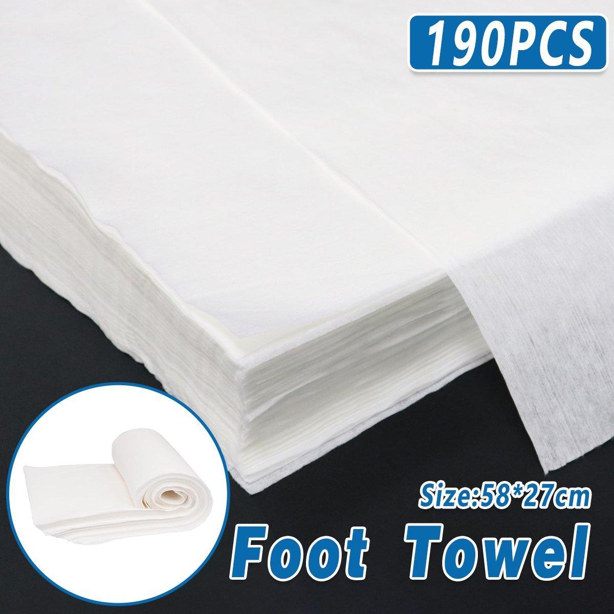 190pcs Disposable Foot Towels for Spa Massage Foot Wash Hotel Foot Rub Towels V528-FOOT-TOWEL-190PCS-153269