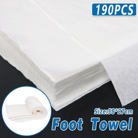 190pcs Disposable Foot Towels for Spa Massage Foot Wash Hotel Foot Rub Towels V528-FOOT-TOWEL-190PCS-153269