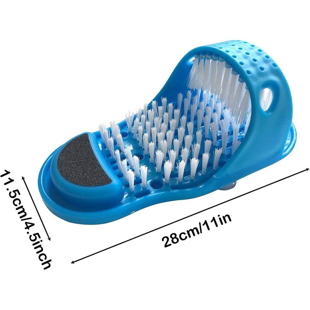 Foot Scrubber Massage Slippers with Suction Cups Exfoliating Dead Skin Cleaner V528-FOOT-WASH-BLUE-198074