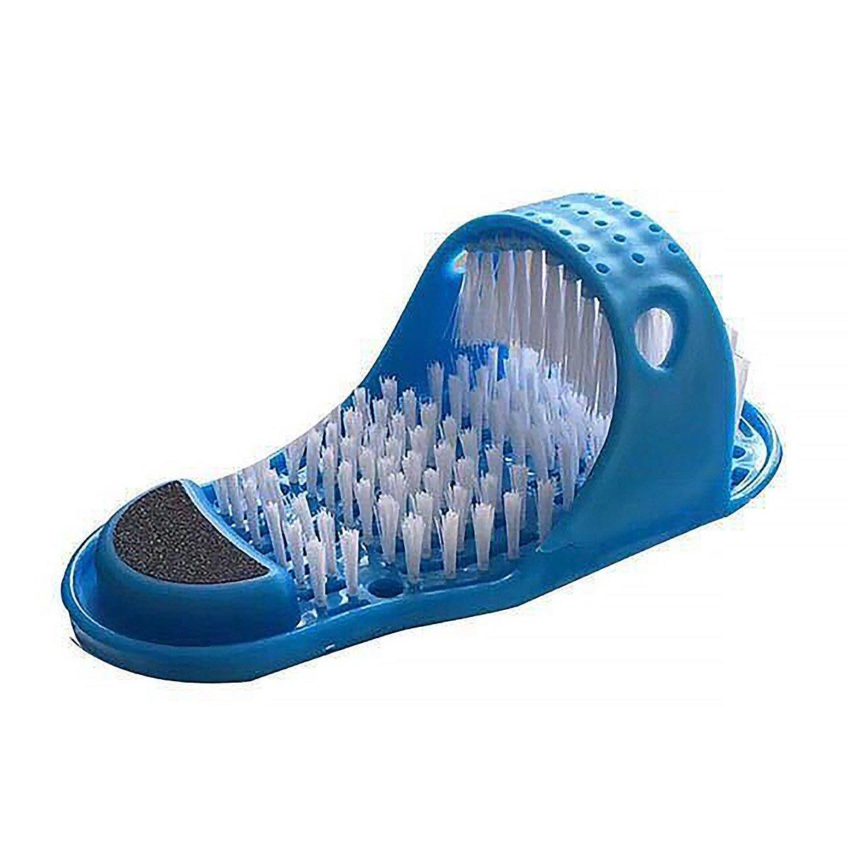Foot Scrubber Massage Slippers with Suction Cups Exfoliating Dead Skin Cleaner V528-FOOT-WASH-BLUE-198074