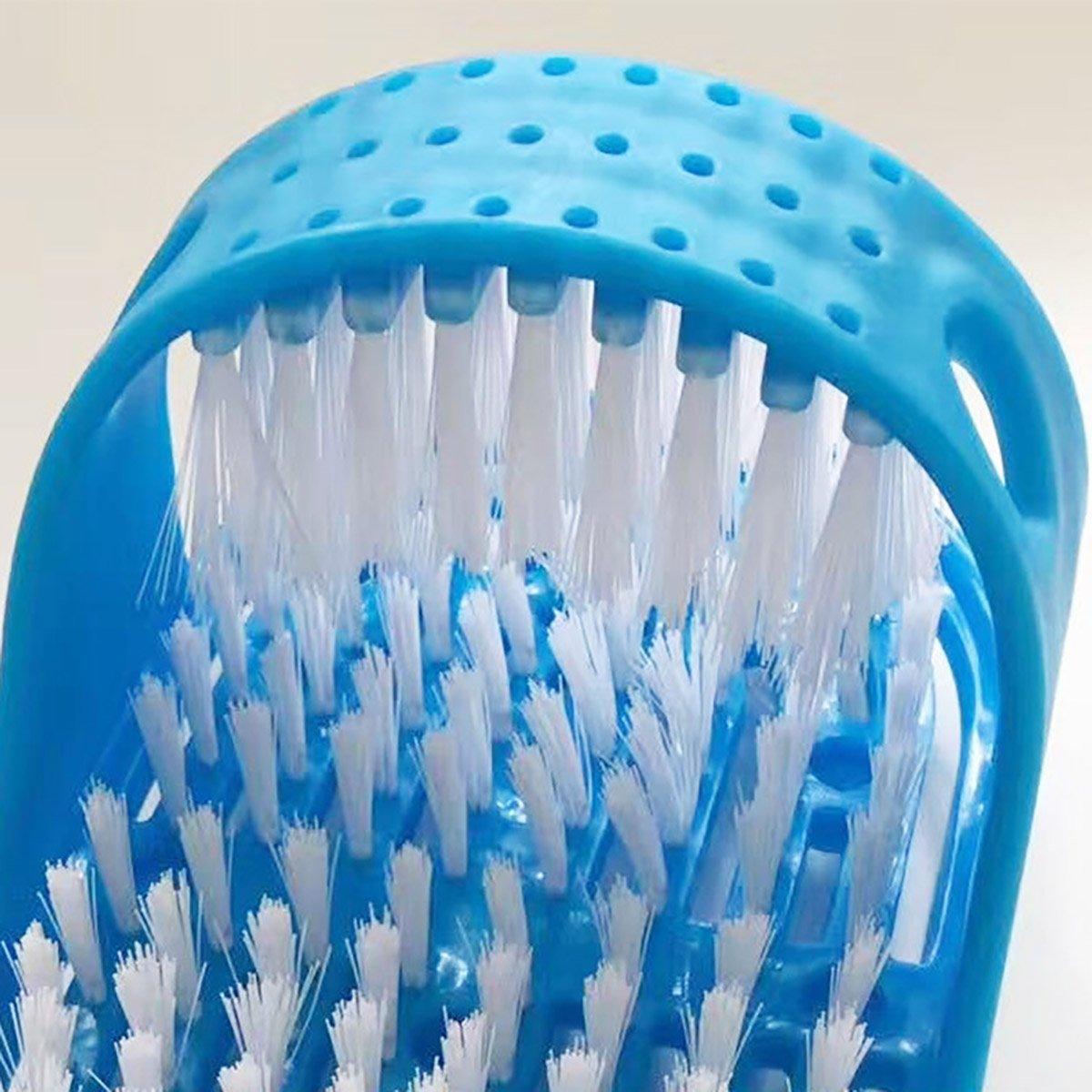 Foot Scrubber Massage Slippers with Suction Cups Exfoliating Dead Skin Cleaner V528-FOOT-WASH-BLUE-198074