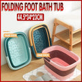 Folding Foot Spa Pedicure Bath Massage Tub Bucket Feet Basin Therapy Luxury - Green V528-FOOTBATH-GREEN-52413