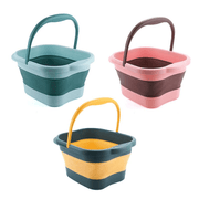 Folding Foot Spa Pedicure Bath Massage Tub Bucket Feet Basin Therapy Luxury - Green V528-FOOTBATH-GREEN-52413