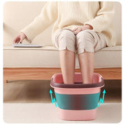 Folding Foot Spa Pedicure Bath Massage Tub Bucket Feet Basin Therapy Luxury - Green V528-FOOTBATH-GREEN-52413