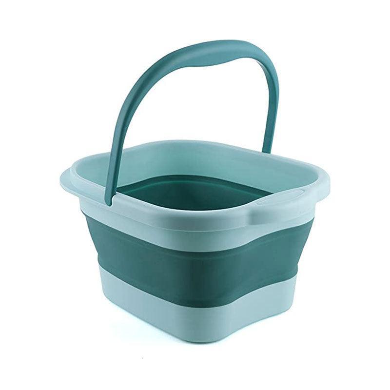 Folding Foot Spa Pedicure Bath Massage Tub Bucket Feet Basin Therapy Luxury - Green V528-FOOTBATH-GREEN-52413