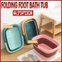 Folding Foot Spa Pedicure Bath Massage Tub Bucket Feet Basin Therapy Luxury - Pink V528-FOOTBATH-PINK-73062
