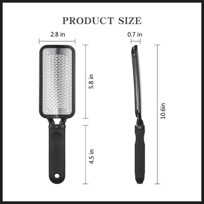 Stainless Steel Foot File Scraper Grater Pedicure Rasp Callus Remover Tool - Rose Red V528-FOOTCOLOUR-ROSERED38937