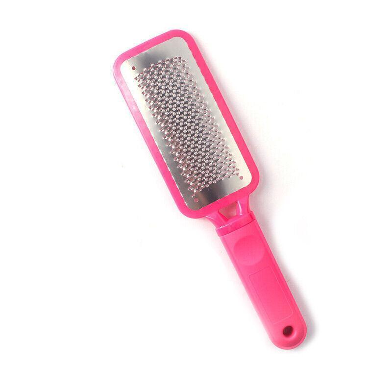 Stainless Steel Foot File Scraper Grater Pedicure Rasp Callus Remover Tool - Rose Red V528-FOOTCOLOUR-ROSERED38937