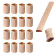 5Pcs Silicone Tube Toe Gel Protector Corn Relief Foot Pain Soft Cushion Pad Cap V528-FOOTPAIN-5PCS-249461