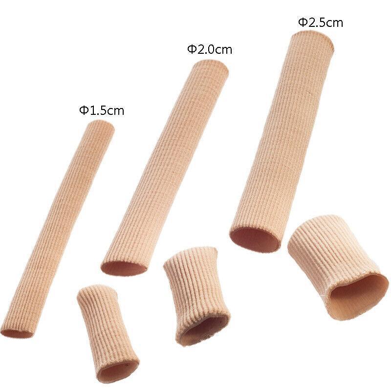5Pcs Silicone Tube Toe Gel Protector Corn Relief Foot Pain Soft Cushion Pad Cap V528-FOOTPAIN-5PCS-249461