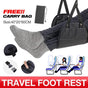 Travel Foot Rest Footrest Leg Pillow Airplane Flight Foam Cushion Sling Hammock V528-FOOTREST-BLACK-35400
