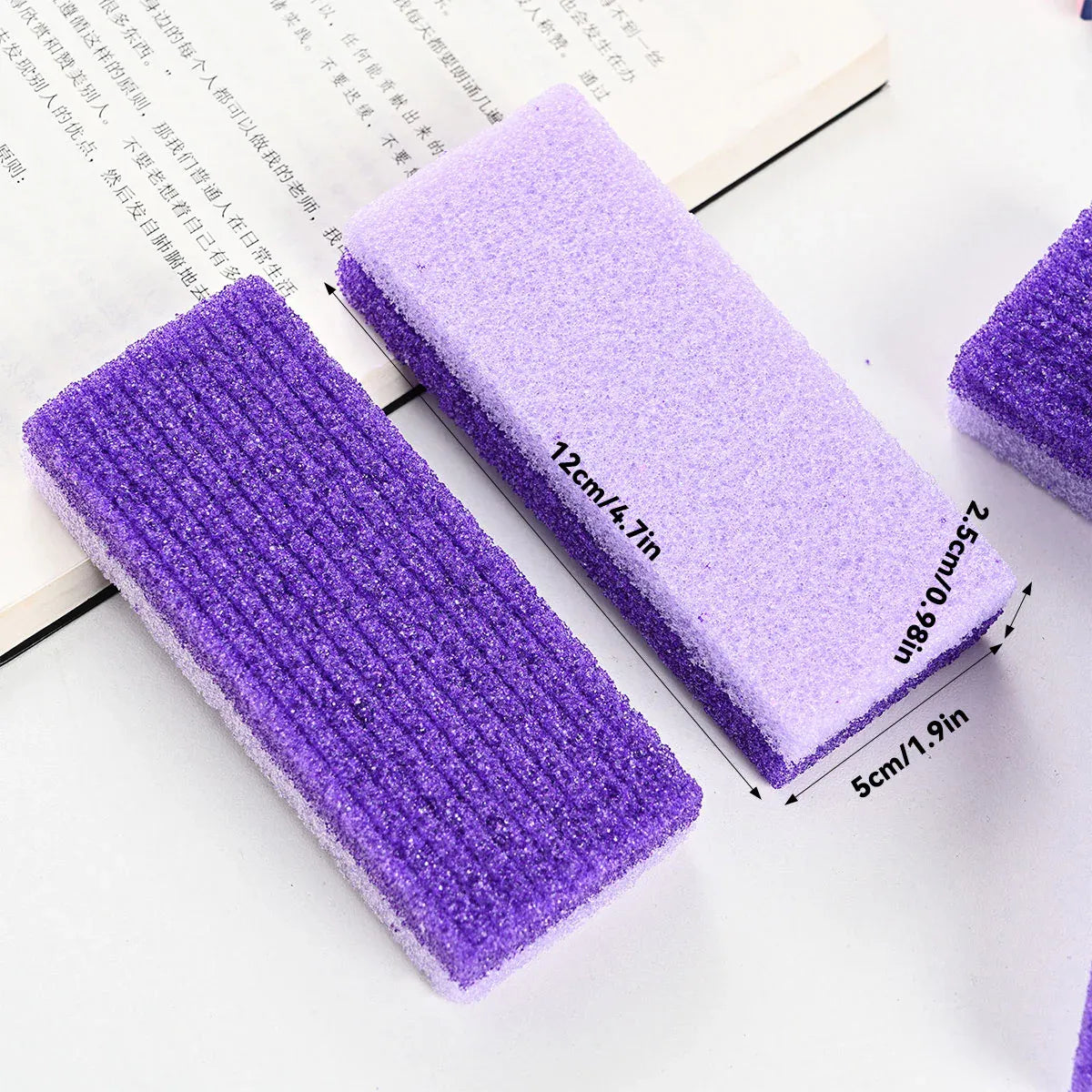 4X Pumice Foot Stone File Exfoliate Rasp Dead Skin Scrub Pedicure Remove Sands V528-FOOTRUBBINGSTONE-4PCS-31941
