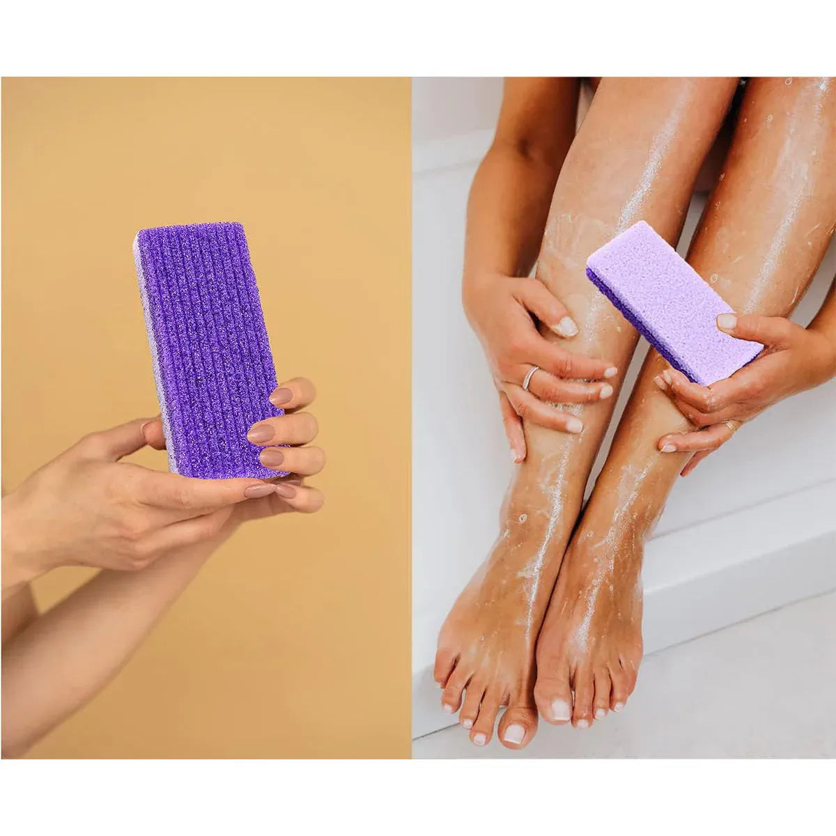 4X Pumice Foot Stone File Exfoliate Rasp Dead Skin Scrub Pedicure Remove Sands V528-FOOTRUBBINGSTONE-4PCS-31941