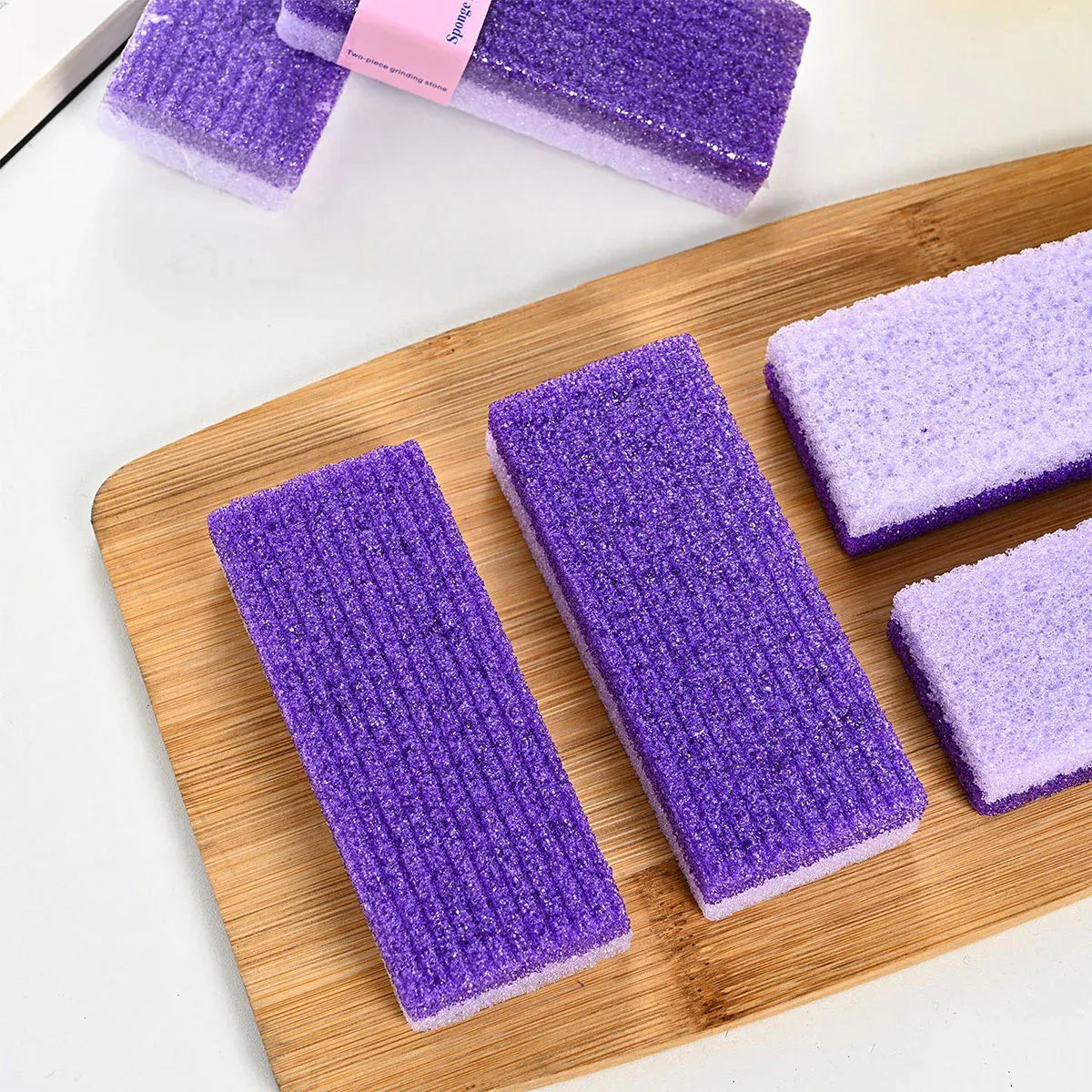 4X Pumice Foot Stone File Exfoliate Rasp Dead Skin Scrub Pedicure Remove Sands V528-FOOTRUBBINGSTONE-4PCS-31941