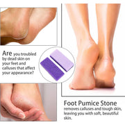 4X Pumice Foot Stone File Exfoliate Rasp Dead Skin Scrub Pedicure Remove Sands V528-FOOTRUBBINGSTONE-4PCS-31941
