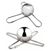 3/4 Forks Stainless Steel Ice Balls Reusable Spherical Whisky Chilling Stones - 3 Forks V528-FROZEN-BALL-SILVER-3-317473