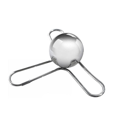 3/4 Forks Stainless Steel Ice Balls Reusable Spherical Whisky Chilling Stones - 3 Forks V528-FROZEN-BALL-SILVER-3-317473