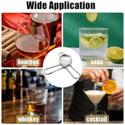3/4 Forks Stainless Steel Ice Balls Reusable Spherical Whisky Chilling Stones - 4 Forks V528-FROZEN-BALL-SILVER-4-814329
