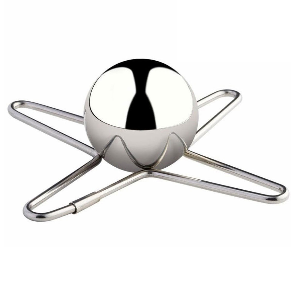 3/4 Forks Stainless Steel Ice Balls Reusable Spherical Whisky Chilling Stones - 4 Forks V528-FROZEN-BALL-SILVER-4-814329