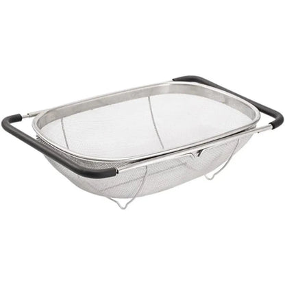 Stainless Steel Telescopic Sink Basket Multi Purpose Fruit Vegetable Strainer V528-FRUIT-BASKET-824570