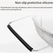 Stainless Steel Telescopic Sink Basket Multi Purpose Fruit Vegetable Strainer V528-FRUIT-BASKET-824570