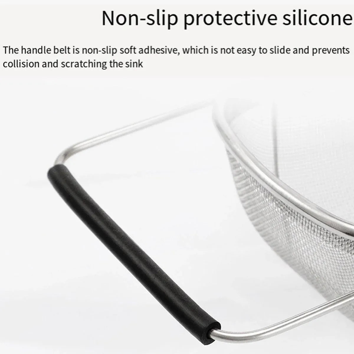 Stainless Steel Telescopic Sink Basket Multi Purpose Fruit Vegetable Strainer V528-FRUIT-BASKET-824570