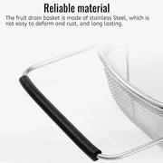 Stainless Steel Telescopic Sink Basket Multi Purpose Fruit Vegetable Strainer V528-FRUIT-BASKET-824570