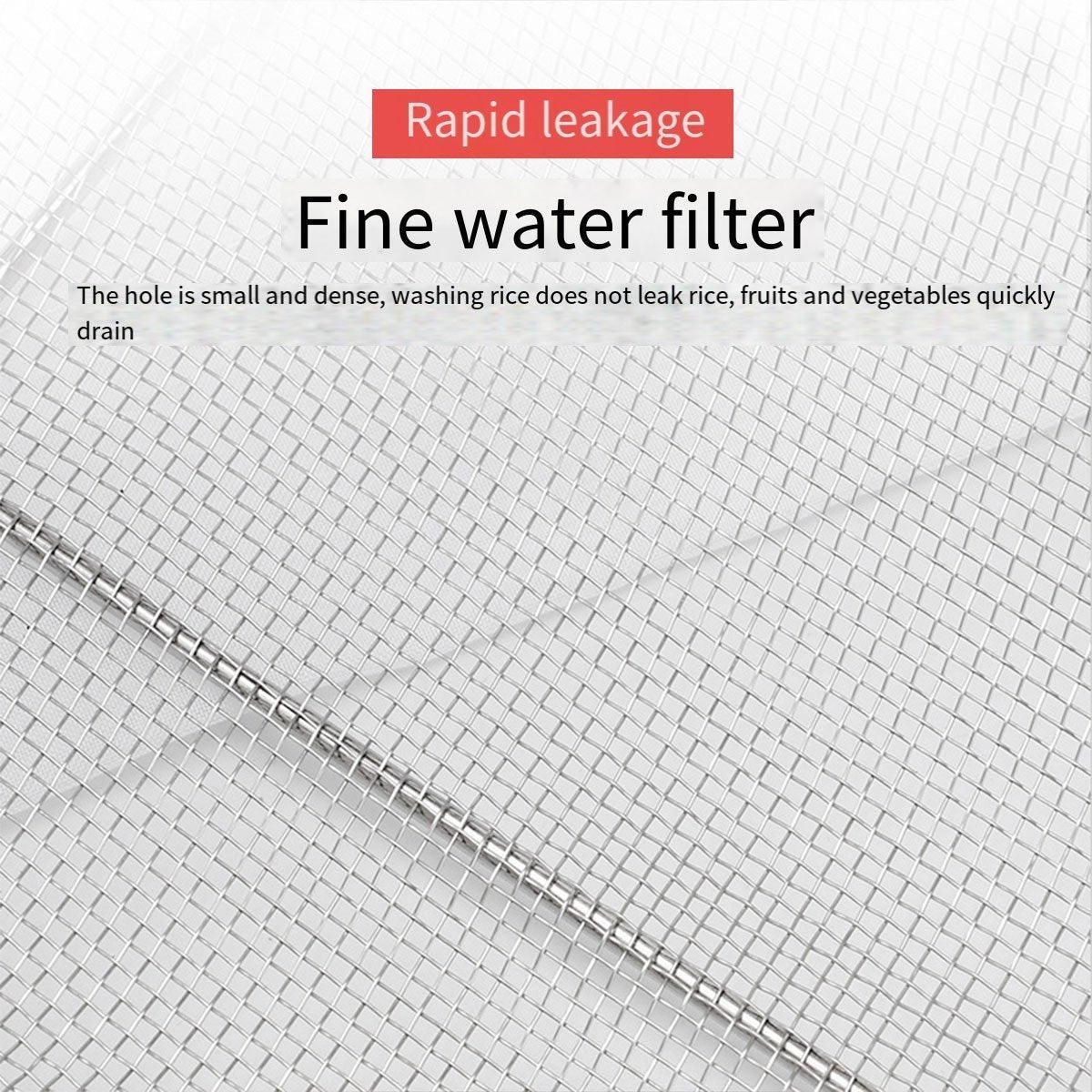 Stainless Steel Telescopic Sink Basket Multi Purpose Fruit Vegetable Strainer V528-FRUIT-BASKET-824570