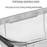 Stainless Steel Telescopic Sink Basket Multi Purpose Fruit Vegetable Strainer V528-FRUIT-BASKET-824570