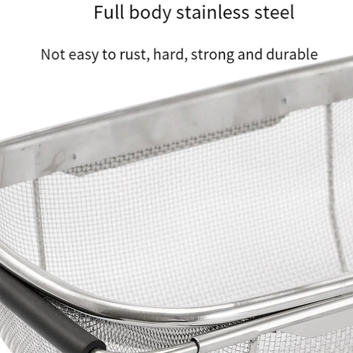 Stainless Steel Telescopic Sink Basket Multi Purpose Fruit Vegetable Strainer V528-FRUIT-BASKET-824570