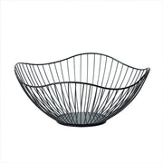 Large Iron Fruit Storage Basket Home Decor Snack Candy Plate Living Room Basket - Black V528-FRUIT-BASKET-BLACK-199667