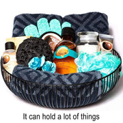 Multi Functional Wire Storage Basket Fruit Vegetable Holder for Kitchen Counter V528-FRUIT-BASKET-BLACK-973851