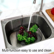 Multi Functional Wire Storage Basket Fruit Vegetable Holder for Kitchen Counter V528-FRUIT-BASKET-BLACK-973851