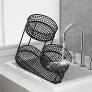 Luxury Multi-Layer Fruit Basket Snack Storage Rack Living Room Coffee Table - Gold V528-FRUIT-BASKET-GOLD-264564
