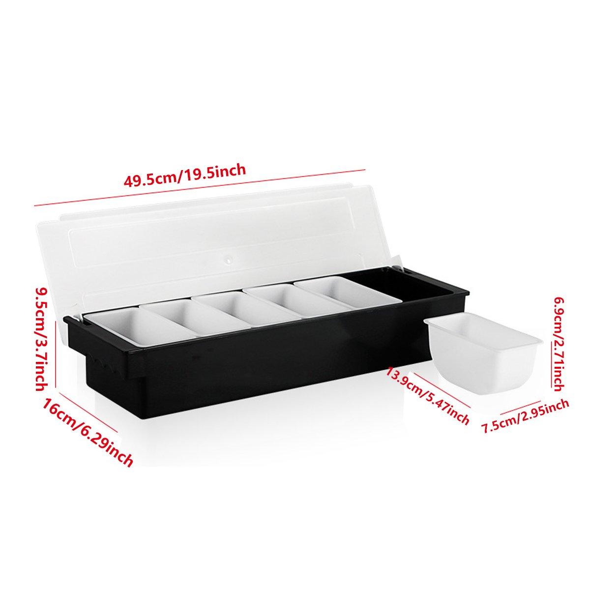 Multi Compartment Fruit Box Food Storage Container for Fresh Fruit Preservation V528-FRUIT-BOX-6-274587