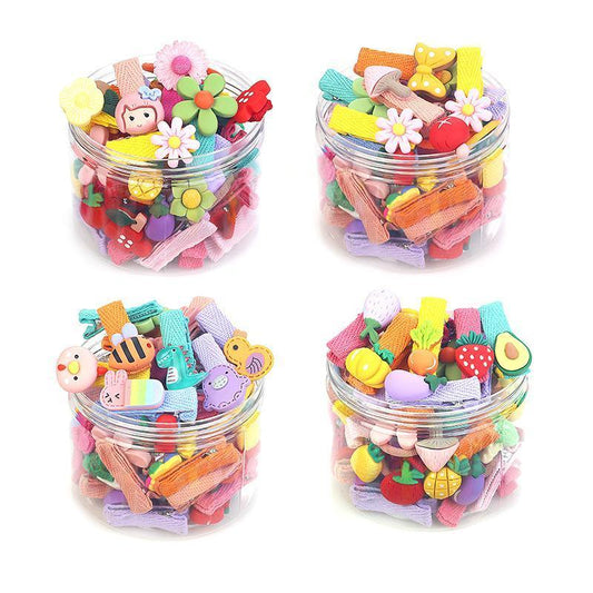 26Pcs Hair Clips Set Snap Bows and Hairpins for Styling and Everyday Use - Fruit and Vegetable ( Without V528-FRUITANDVEGETABLE-783840
