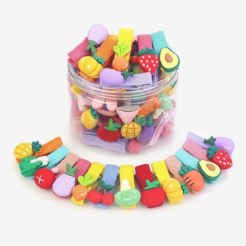 26Pcs Hair Clips Set Snap Bows and Hairpins for Styling and Everyday Use - Fruit and Vegetable ( Without V528-FRUITANDVEGETABLE-783840