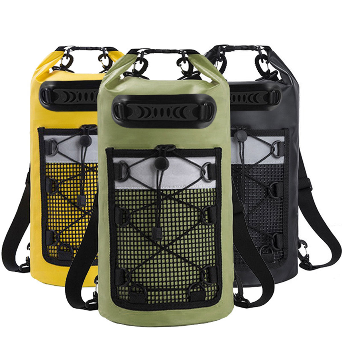 Outdoor Waterproof Dry Bag Roll Top Sack Rafting Swimming Hiking Travel Gear - Green - 30L V528-FS-BACKPACK-30L-GREEN-333480