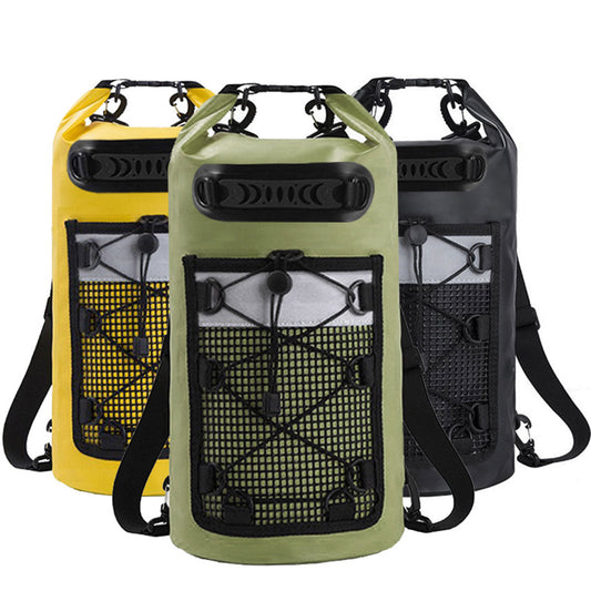 Outdoor Waterproof Dry Bag Roll Top Sack Rafting Swimming Hiking Travel Gear - Green - 30L V528-FS-BACKPACK-30L-GREEN-333480