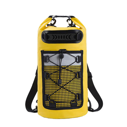 Outdoor Waterproof Dry Bag Roll Top Sack Rafting Swimming Hiking Travel Gear - Yellow - 30L V528-FS-BACKPACK-30L-YELLOW-650138