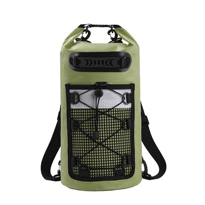 Outdoor Waterproof Dry Bag Roll Top Sack Rafting Swimming Hiking Travel Gear - Yellow - 30L V528-FS-BACKPACK-30L-YELLOW-650138