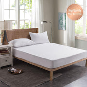 Single 96x200cm Hotel Bedding White Cotton Satin Bedspread - Cotton single jet satin-80x80s V528-FS-S-8080-96-200-32-304772